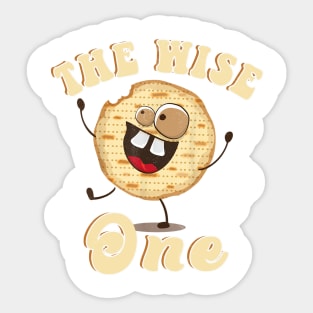 The Wise One Passover Funny Matzah Matzo Sticker